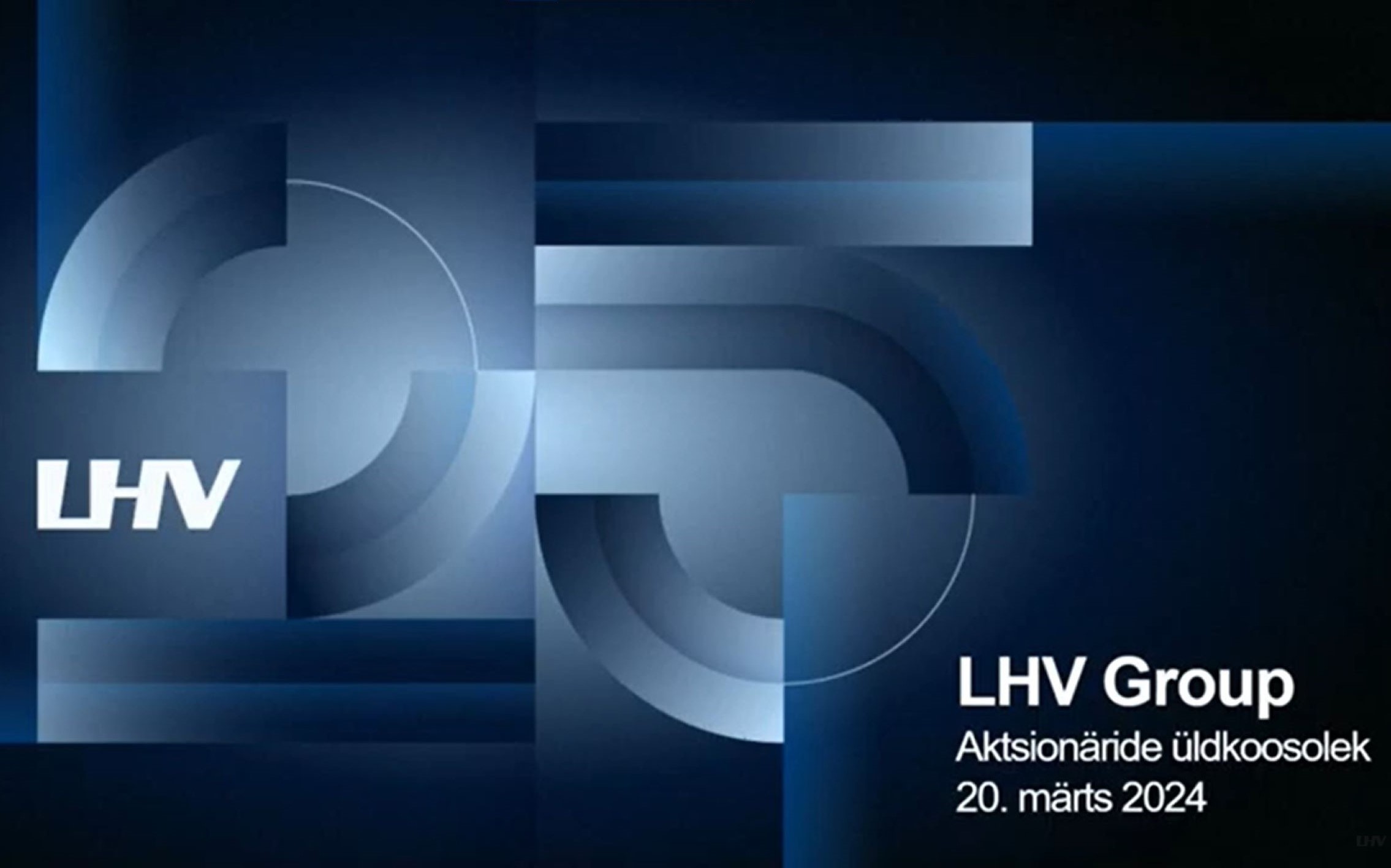 LHV Group general meeting 20.03.2024